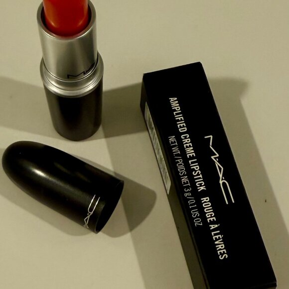 MAC Amplified Creme Lipstick 115 MORANGE - Full Size - Picture 1 of 2